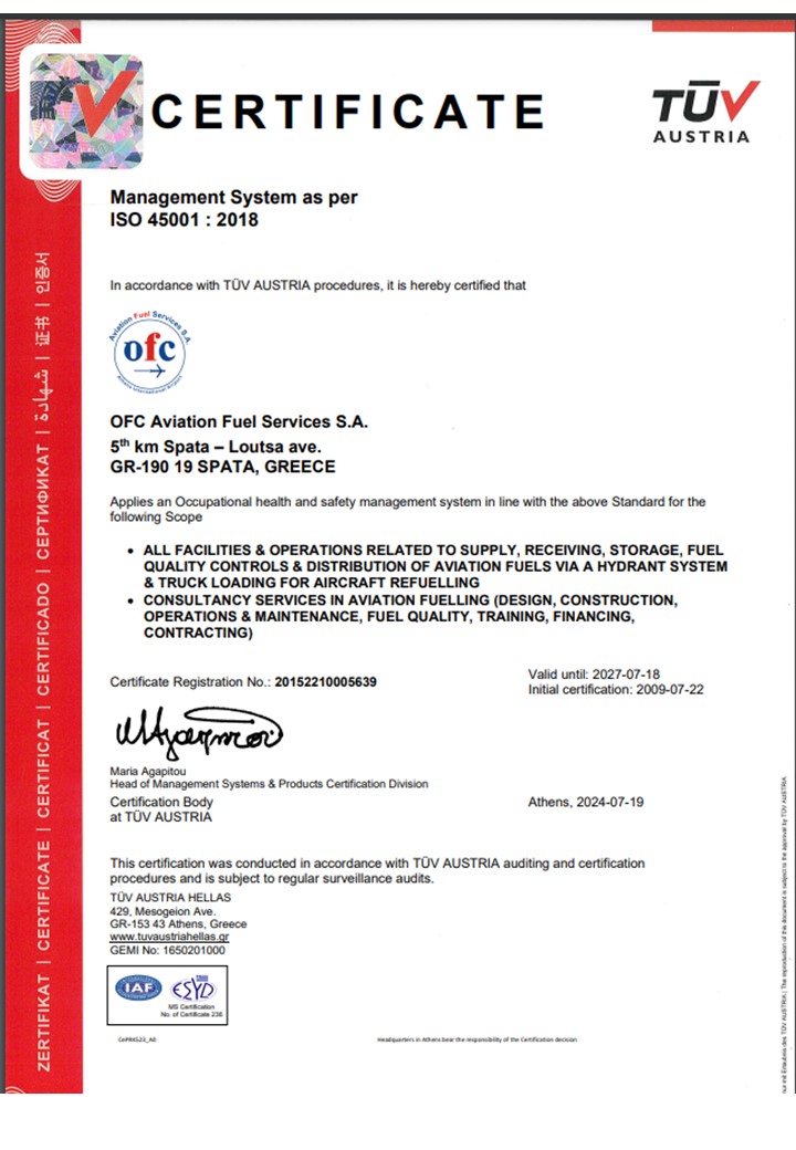 ISO 45001 CERTIFICATION