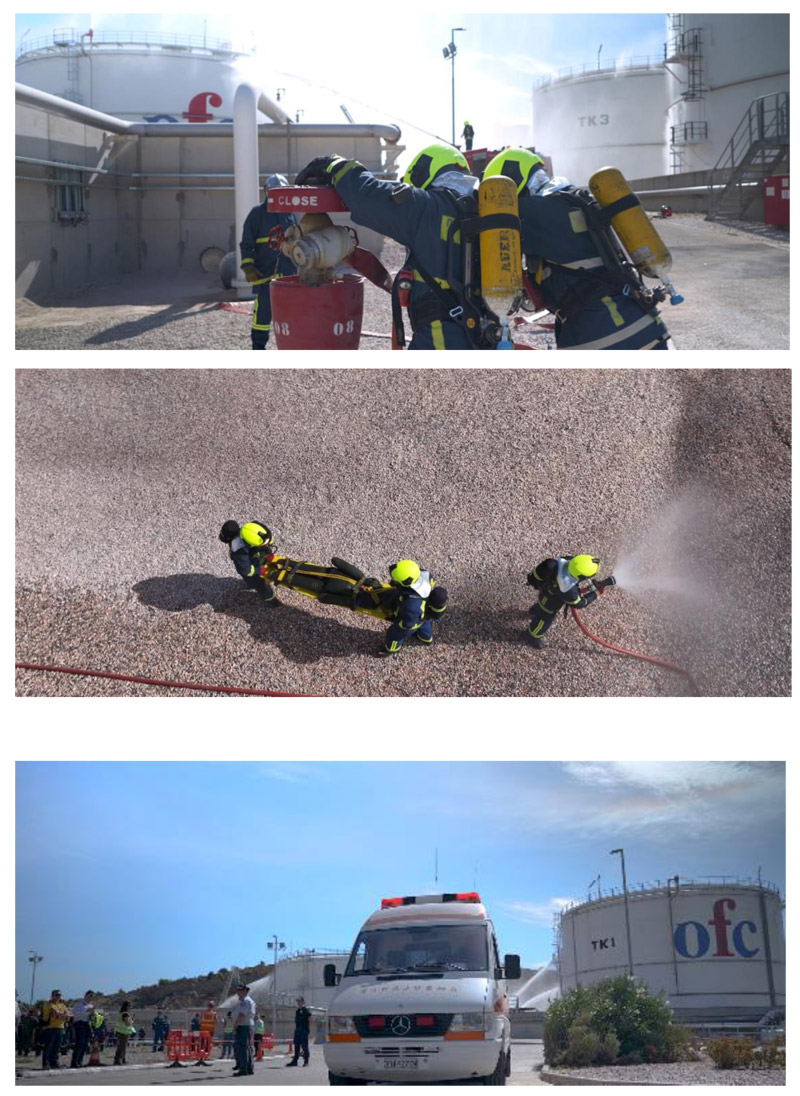 annual ofc fire exercise tank tk 5c